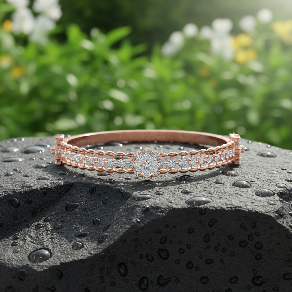 Starluxe Diamond Bangle - 3