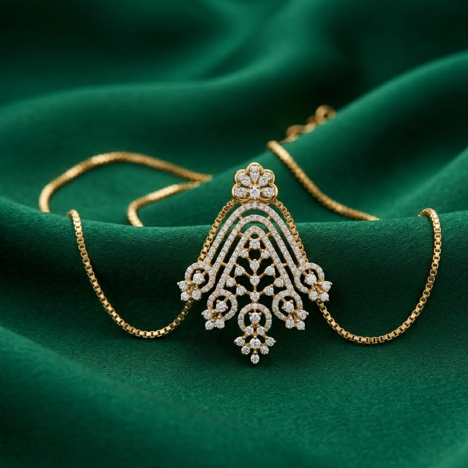 Diamond Floral Dream Pendant - 3