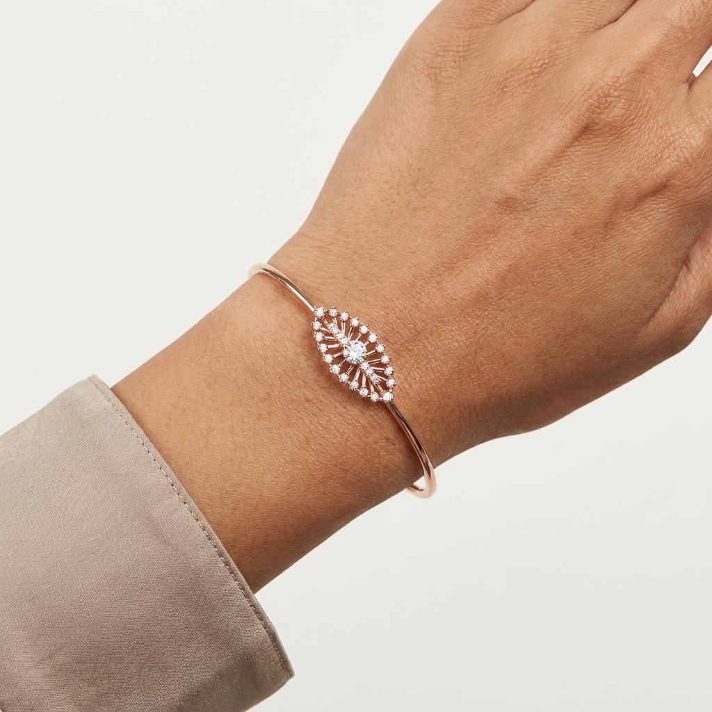 Diamond Snake Chain Bracelet - 3