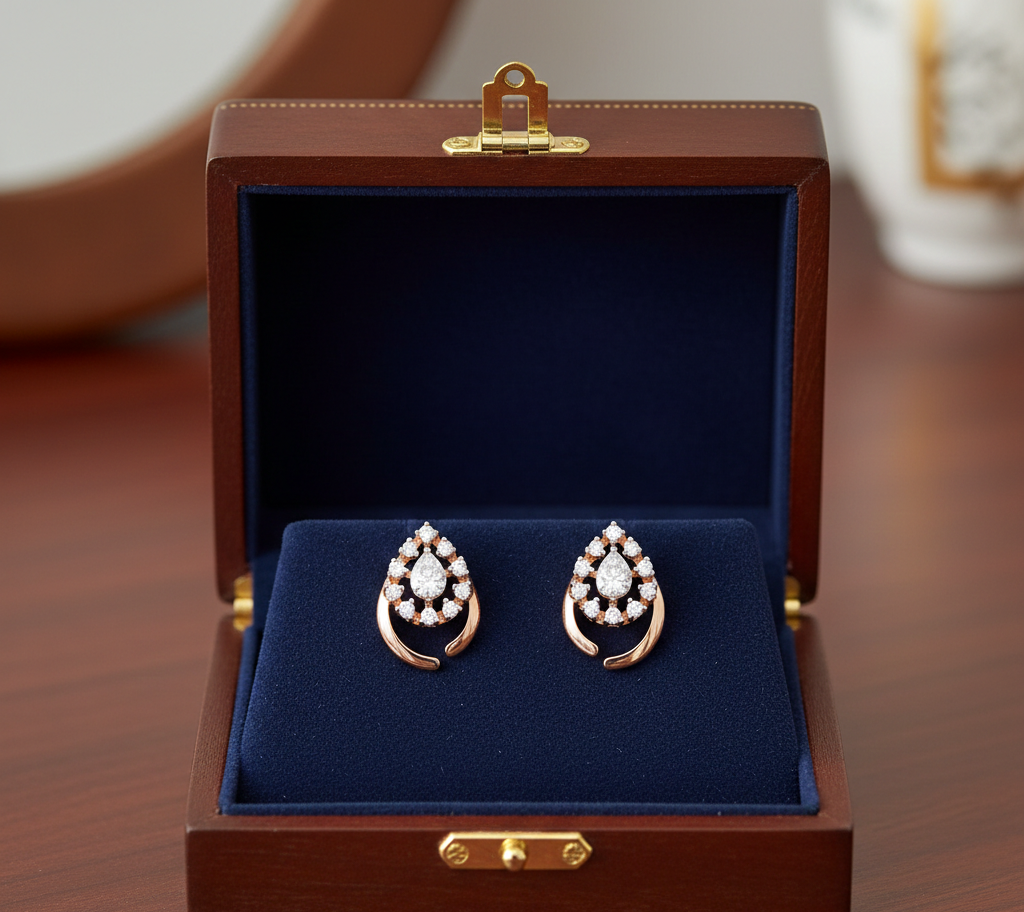 Classic Radiance Diamond Stud Earrings