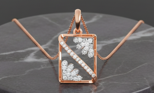 Elegant Oval Diamond Pendant - 3