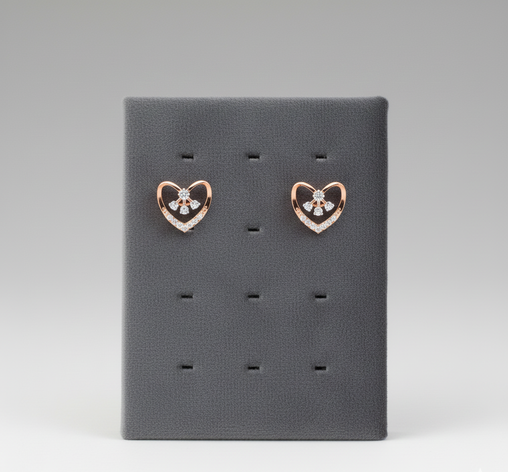 Premium Diamond Stud Earrings Collection - 3