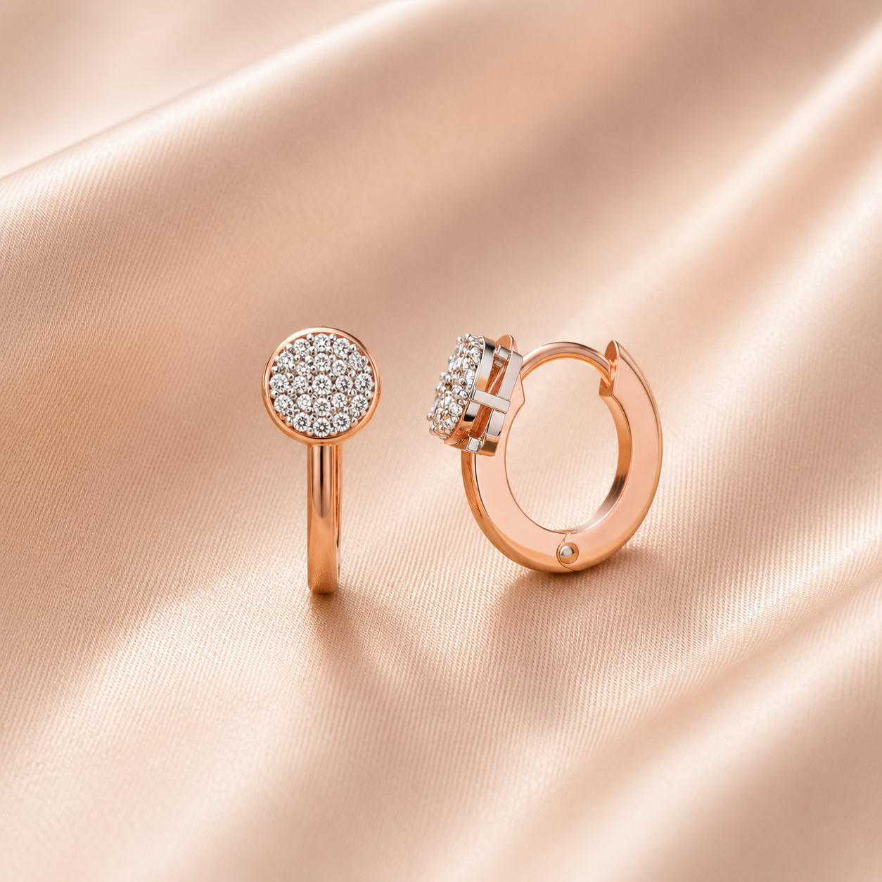 Graceful Diamond Bali Earrings for Events