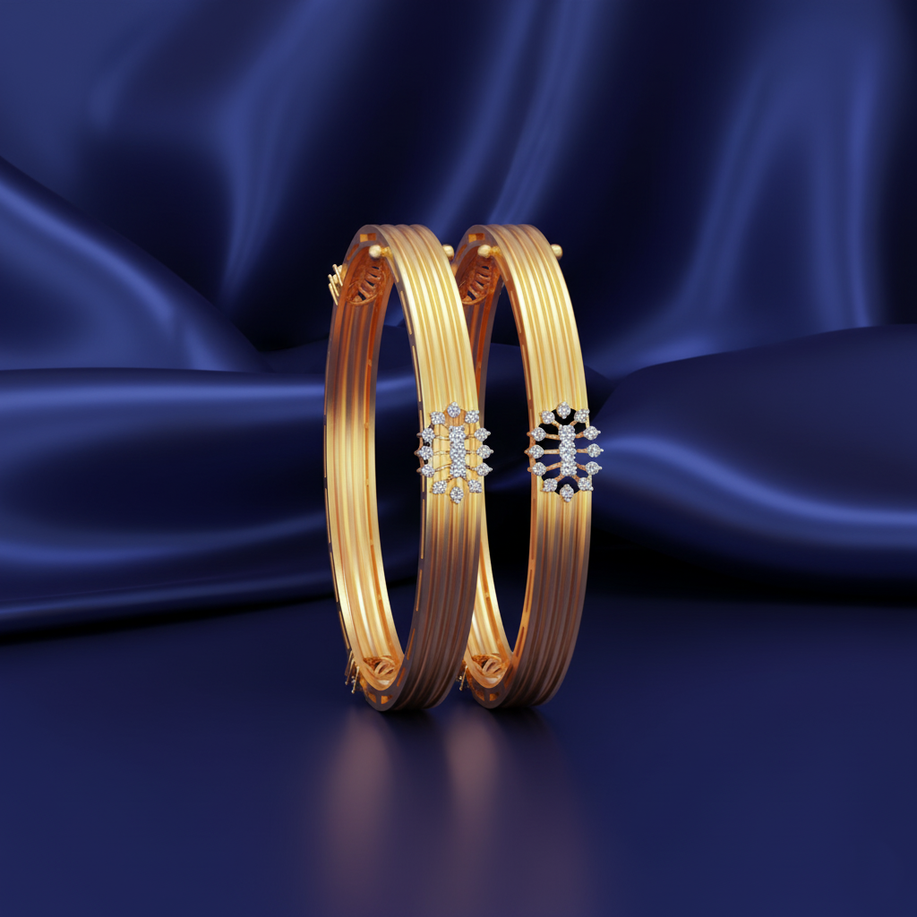 Elegant Nova Diamond Bangle