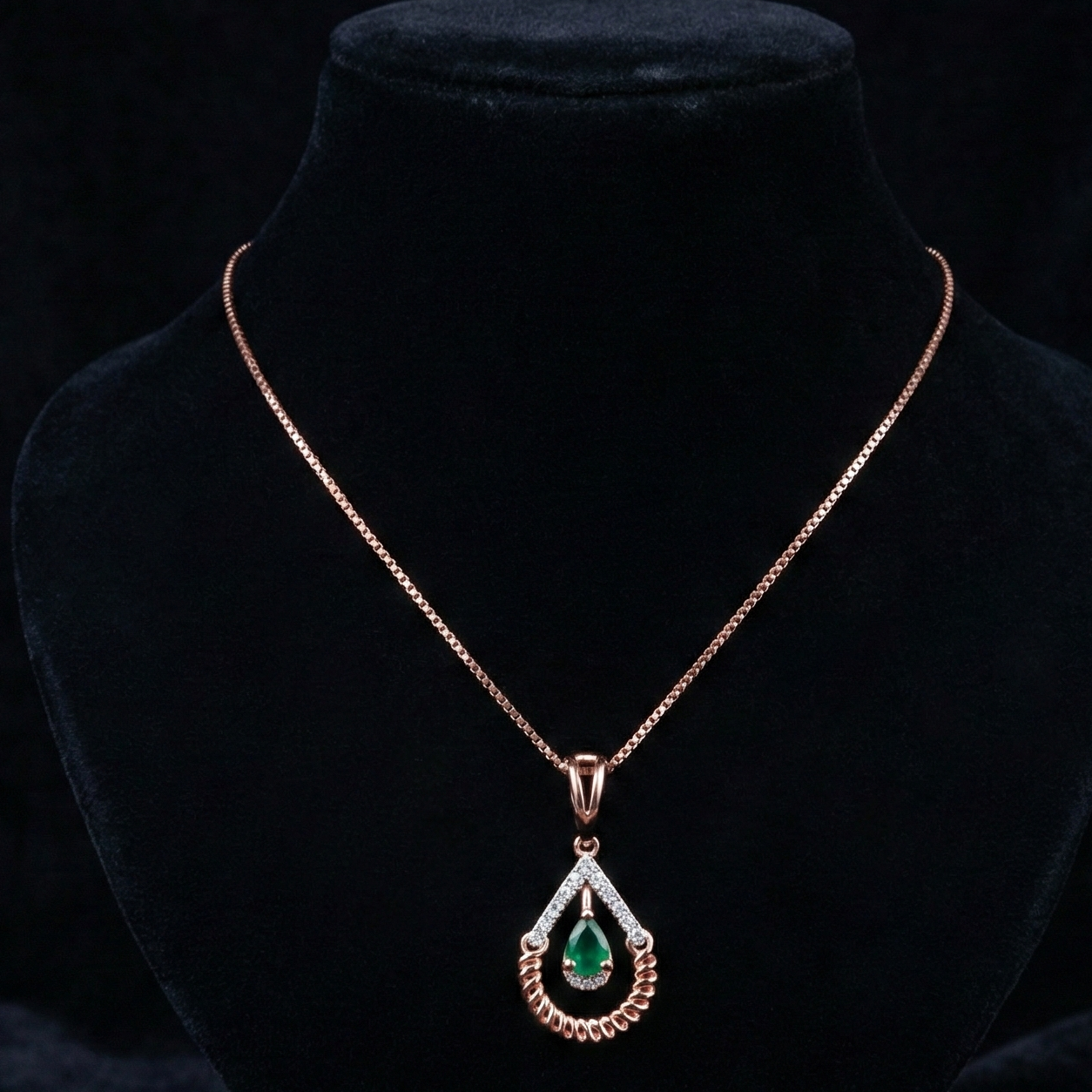 Diamond Emblem Pendant
