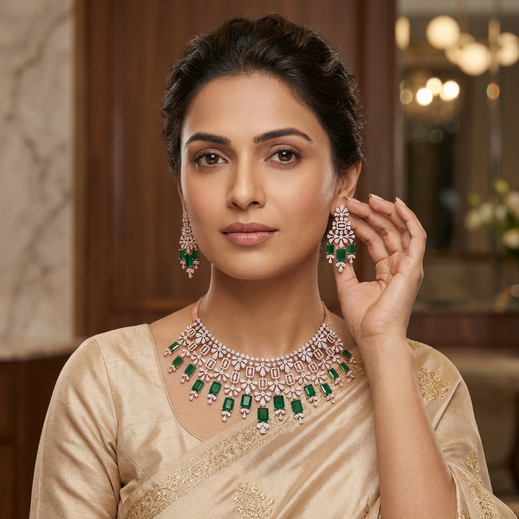Elegant Finish Bridal Diamond Jewellery - 4