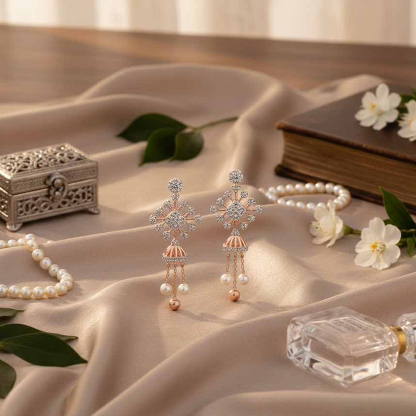 Althea Radiance Diamond Danglers