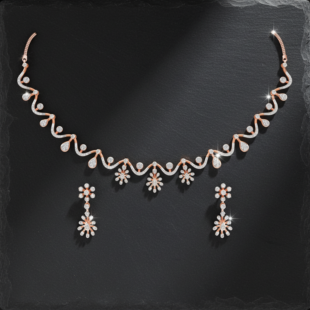 Classic Diamond Luxe Necklace Set
