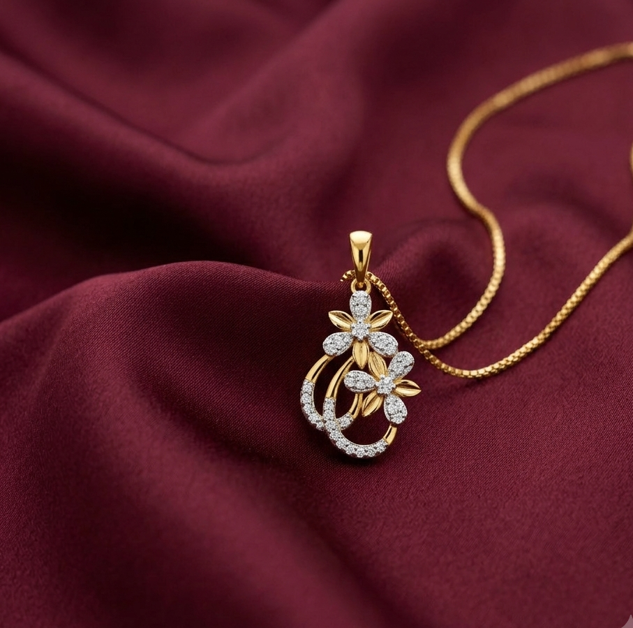 Crystal Laurel Pendant - 3