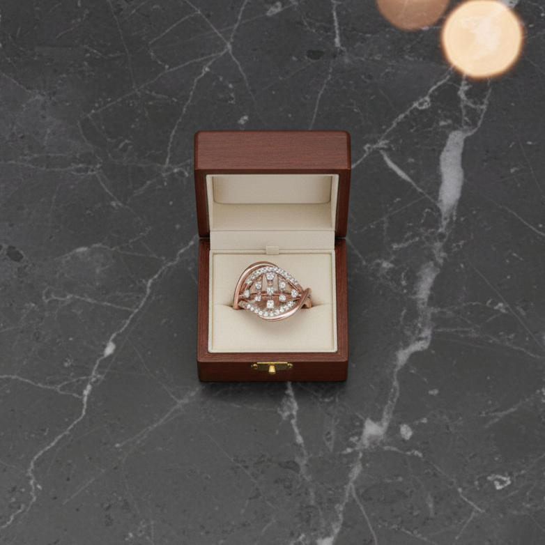 Halo Muse Diamond Ring