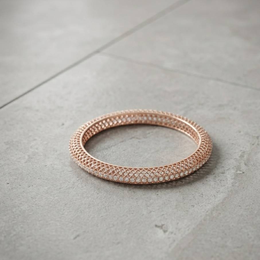 Daily Wear Diamond Bangles