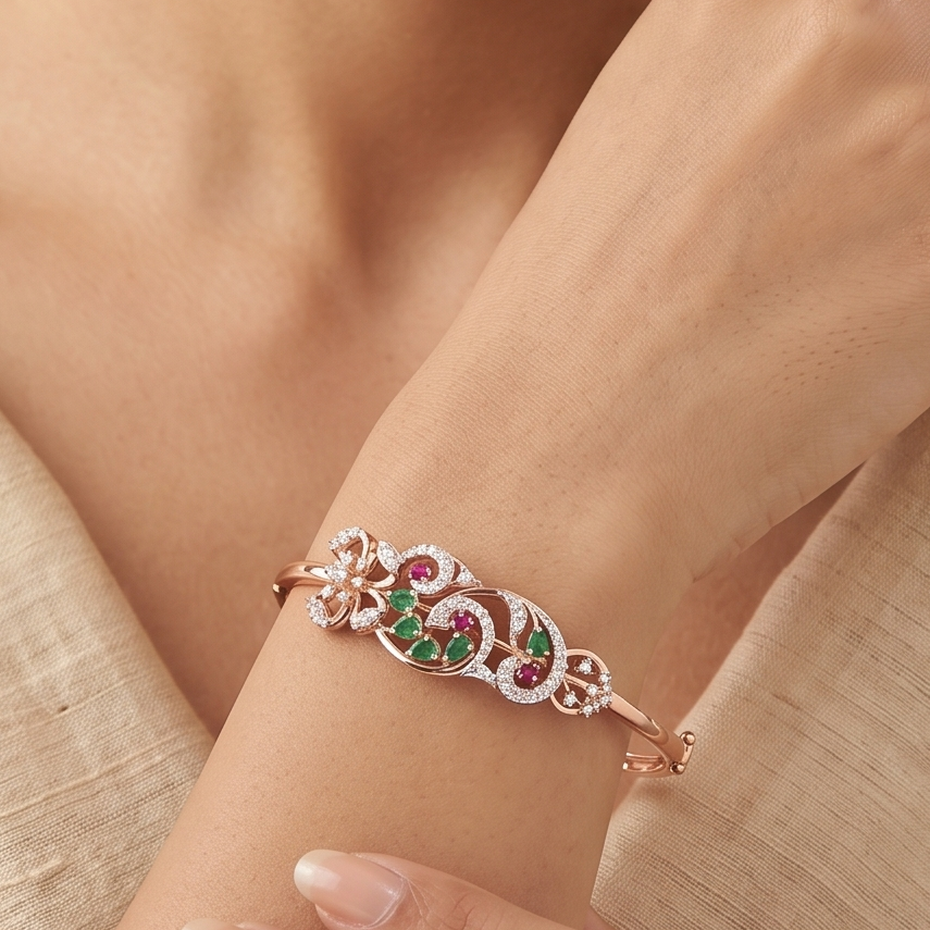 Diamond Fine Marquise Bracelet