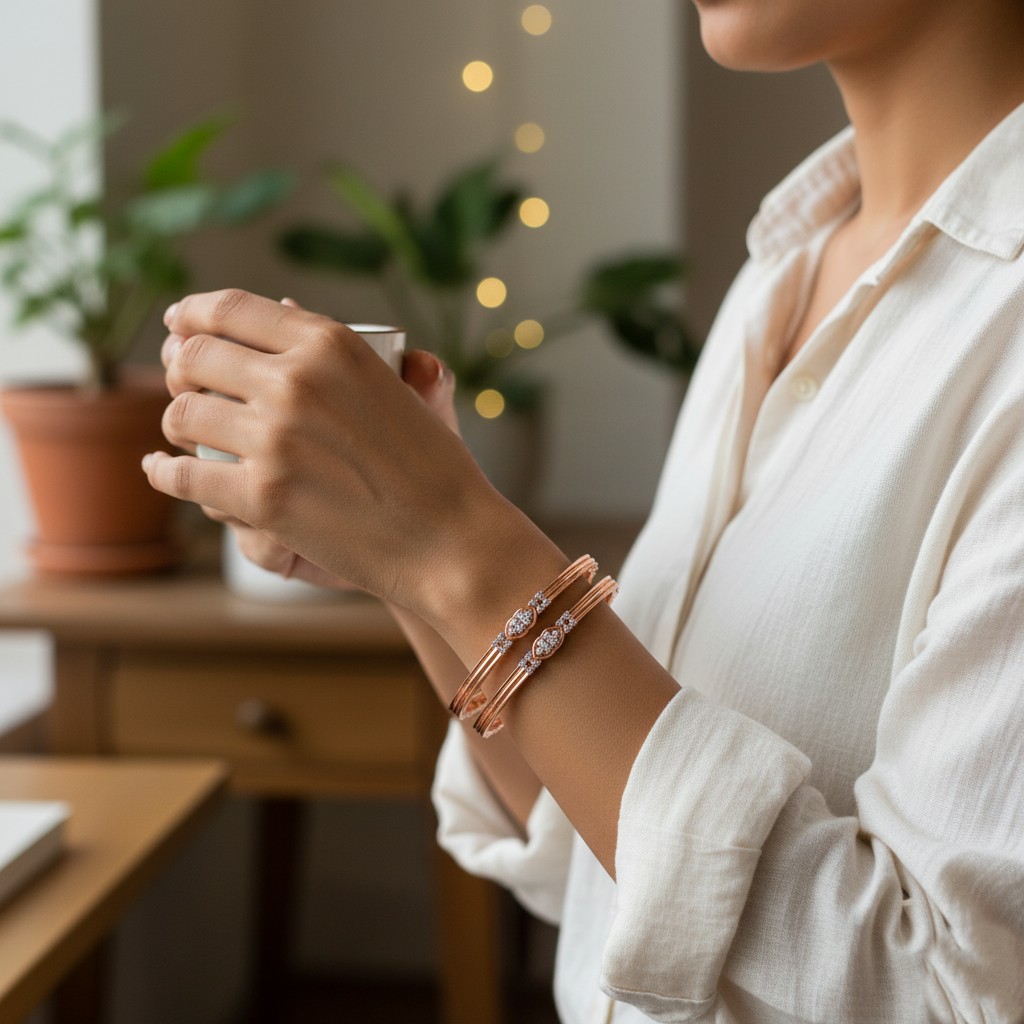 Diamond Whisper Bangle