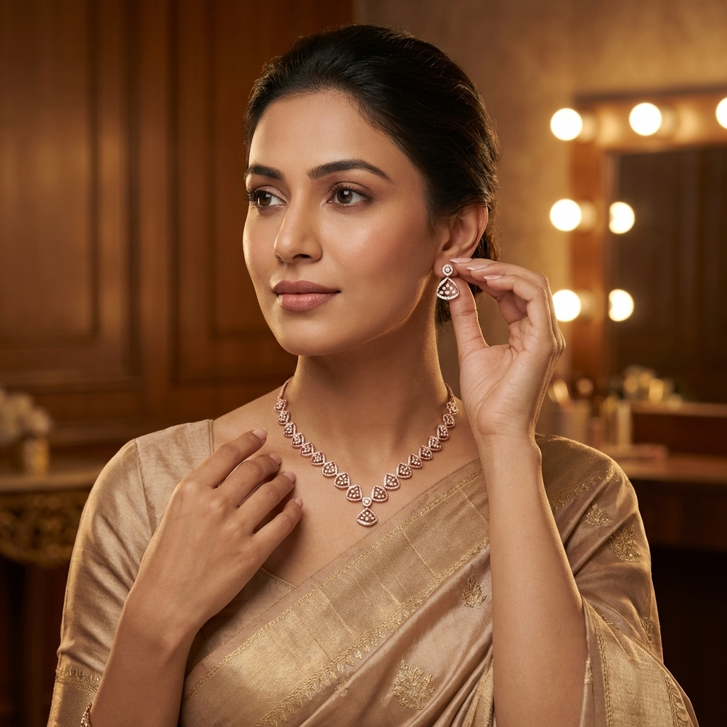Signature Diamond Dazzle Necklace Set - 4