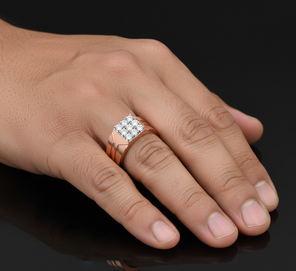 Elite Vanguard Diamond Gents Ring