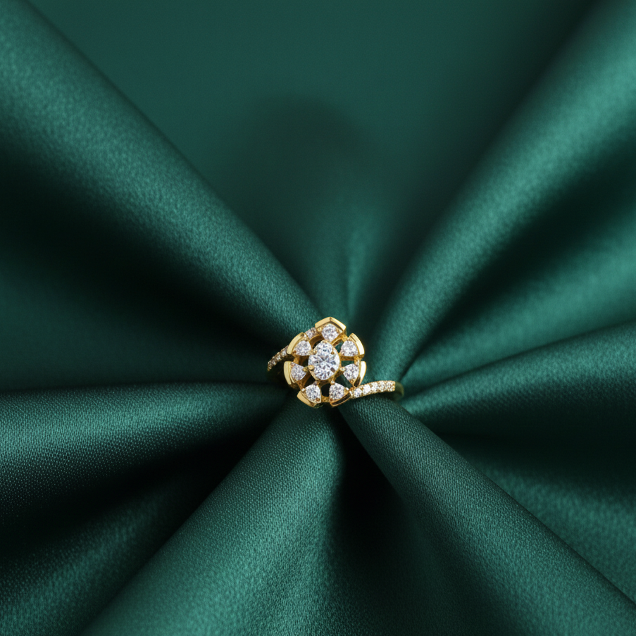 Diamond Celeste Ivy Ring - 3