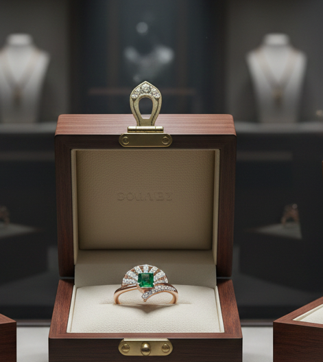 Empress Crown Muse Diamond Ring