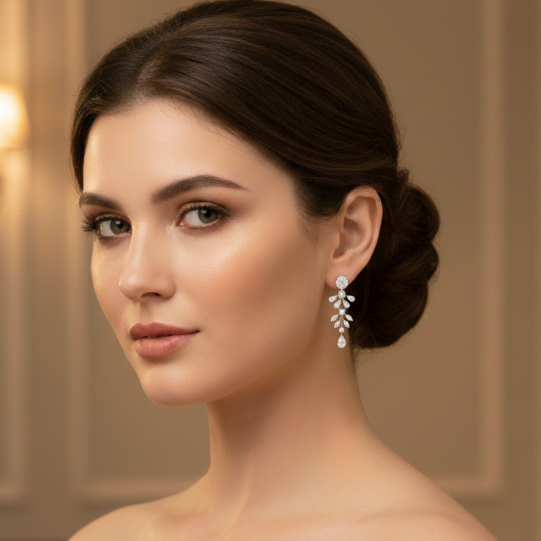 Nyelle Radiant Diamond Danglers