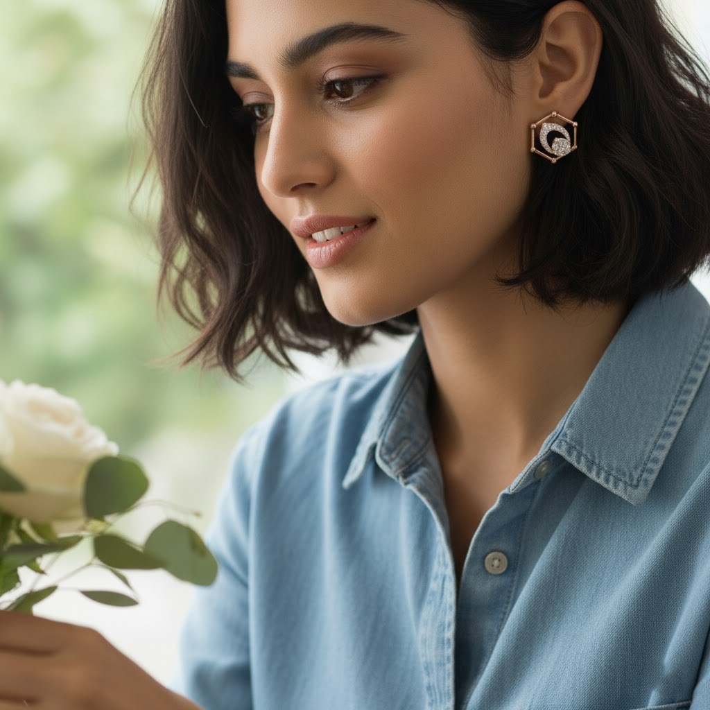 Timeless Diamond Stud Design