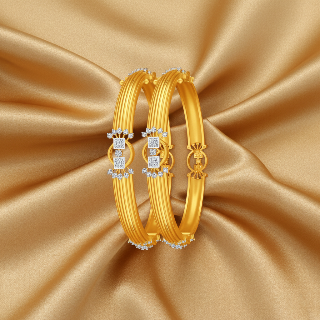 Luxe Horizon Diamond Bangle