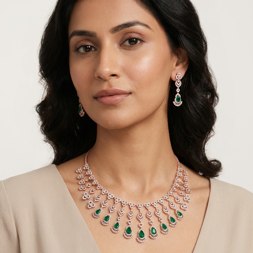 Premium Shine Wedding Diamond Set - 4