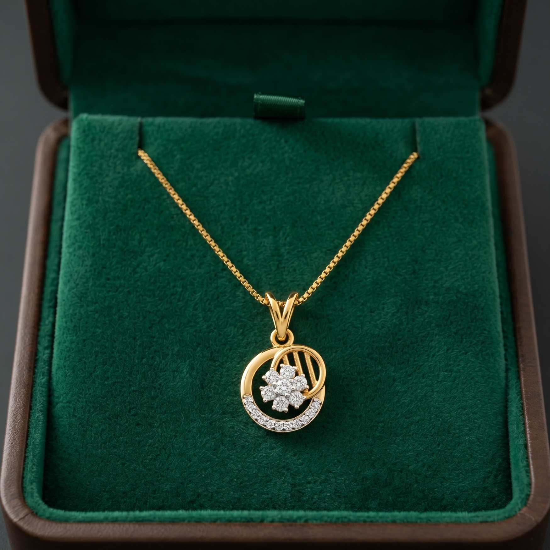 Elystra Diamond Pendant