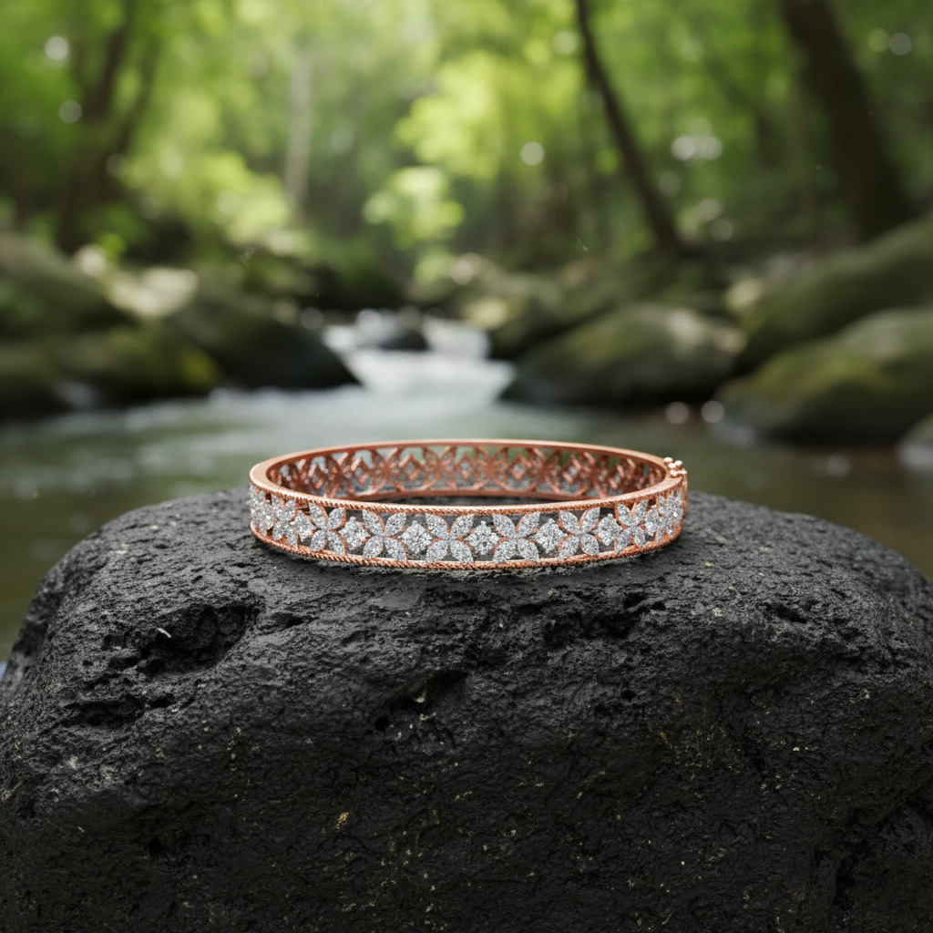 Heirloom Glow Diamond Bangle
