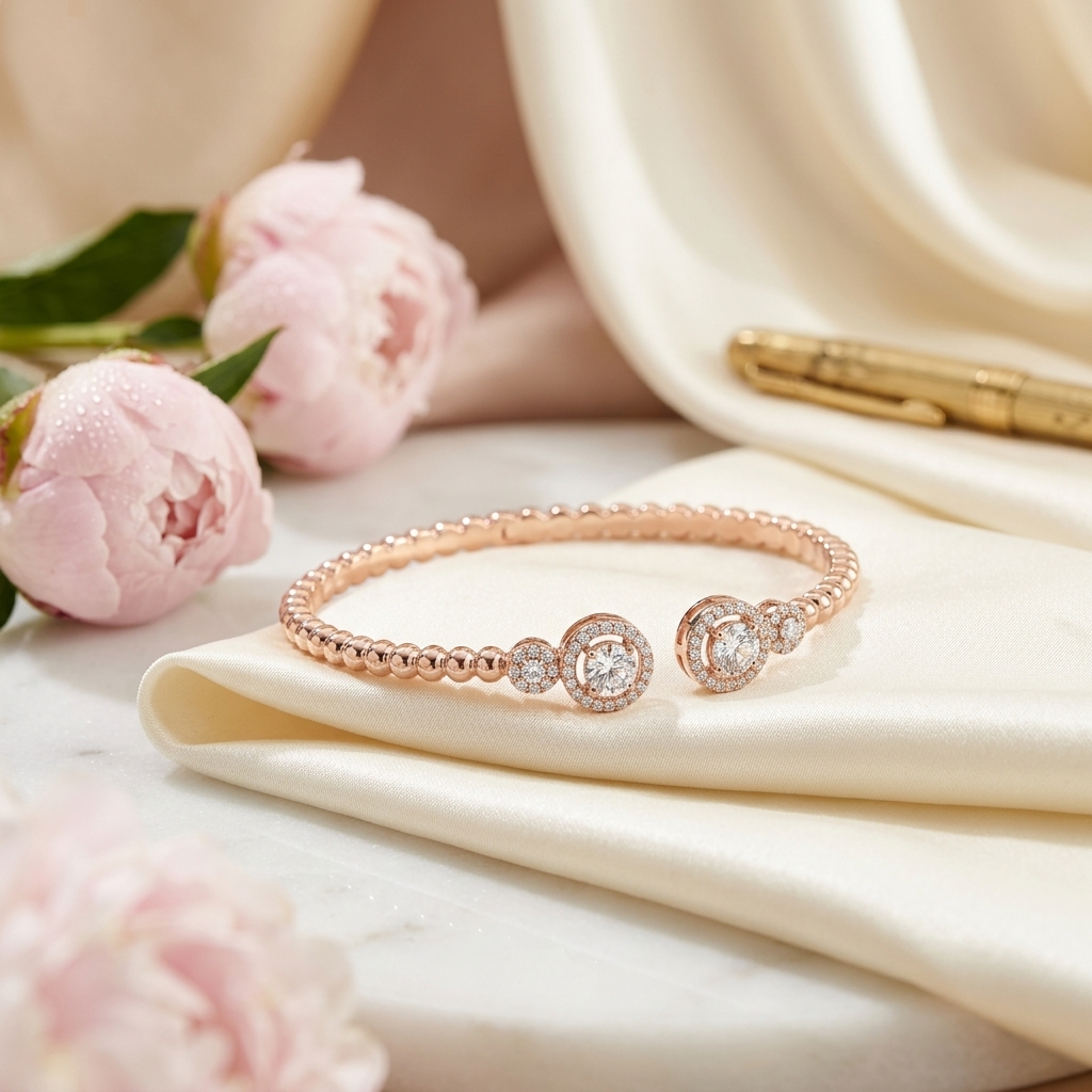 Diamond Classic Box Chain Bracelet - 3