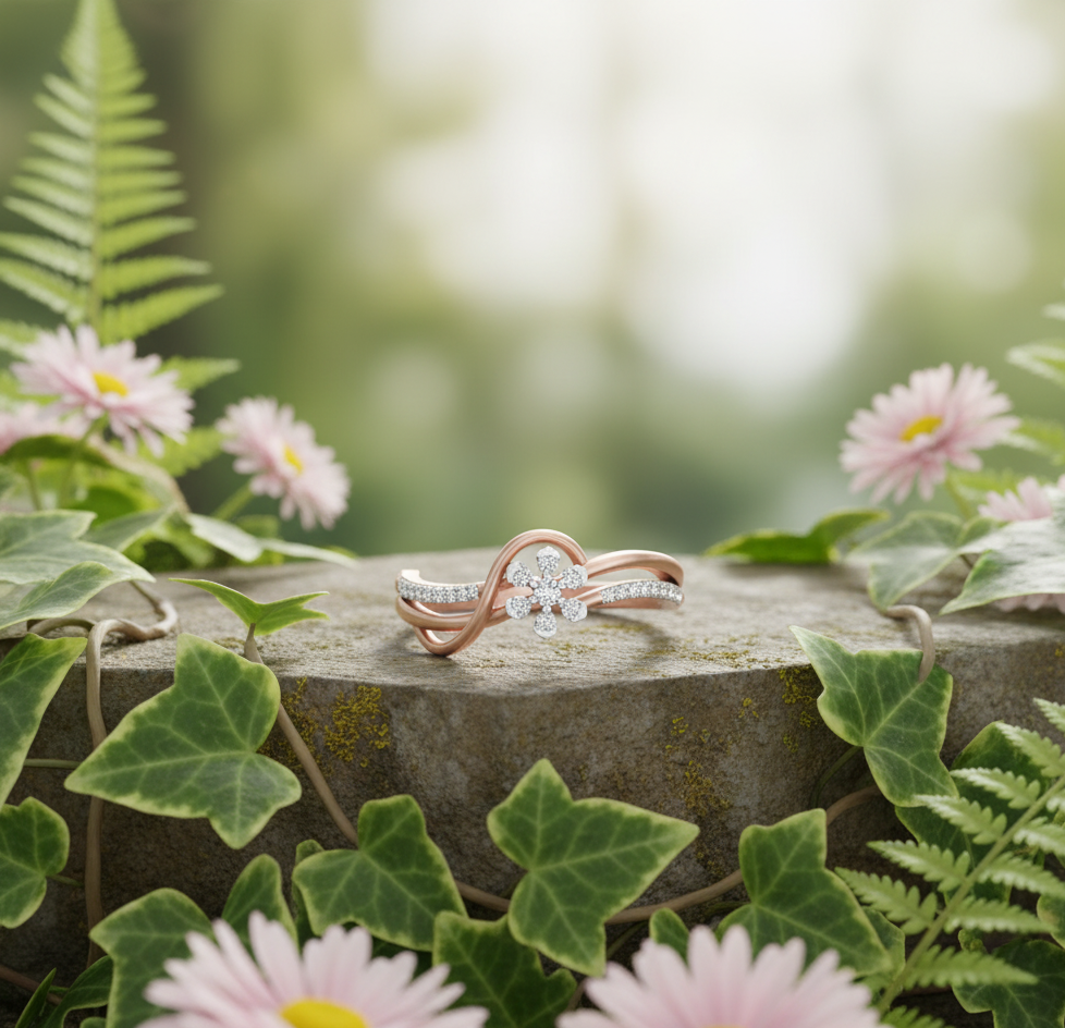 The Starlight Wave Ring