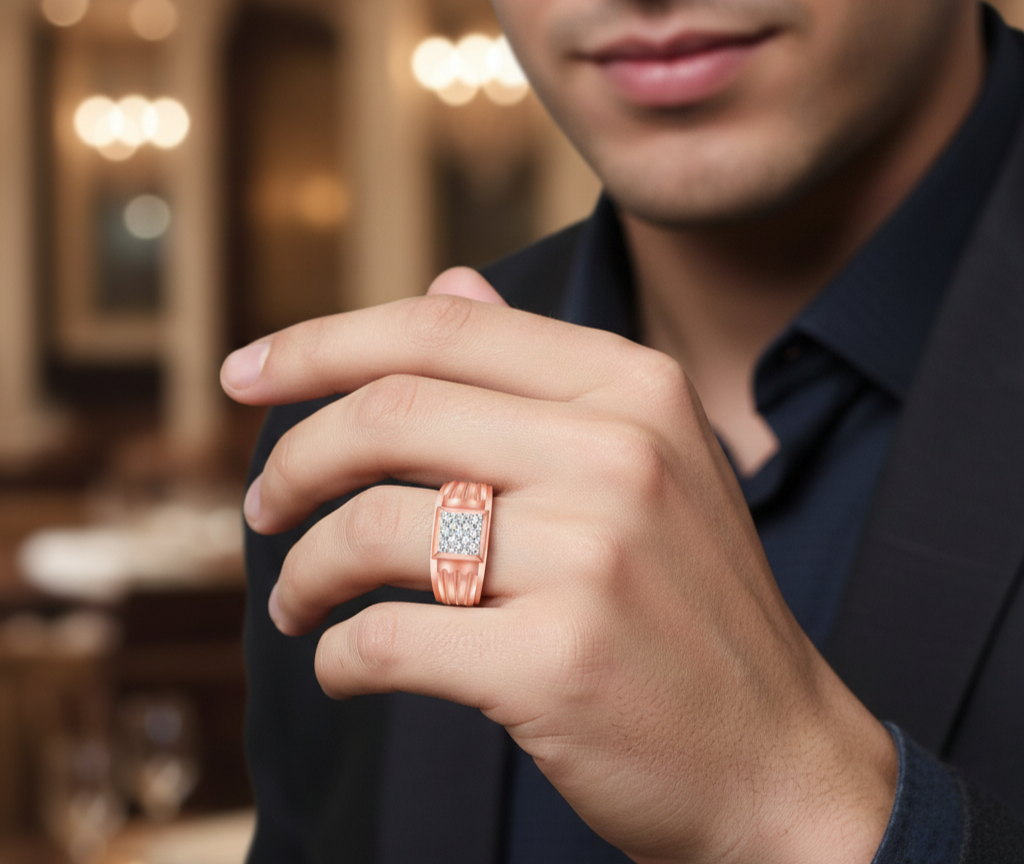 Regal Prestige Diamond Gents Ring