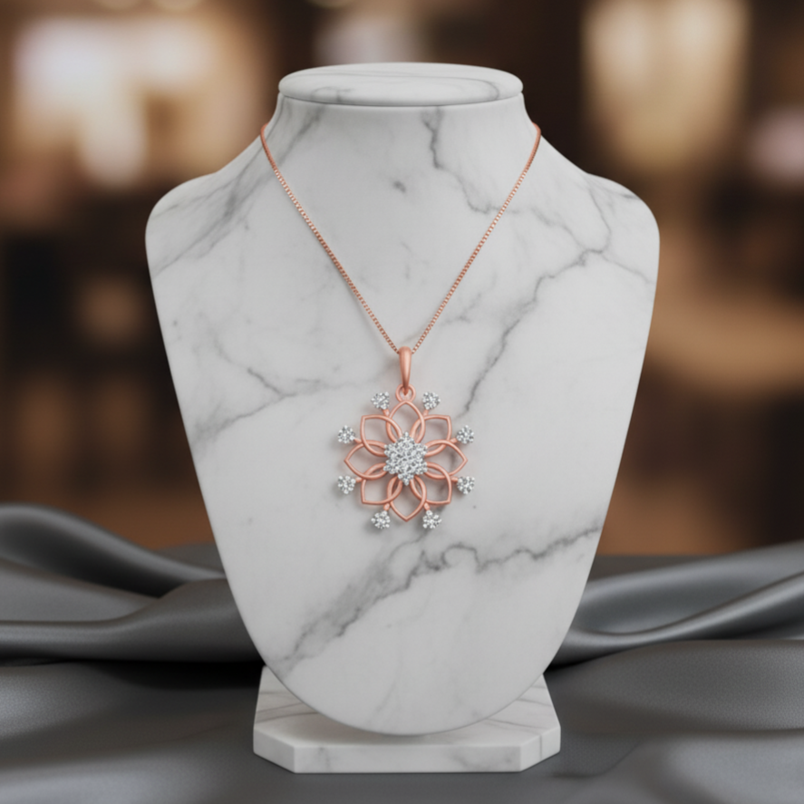 Chic Shine Diamond Pendant - 3