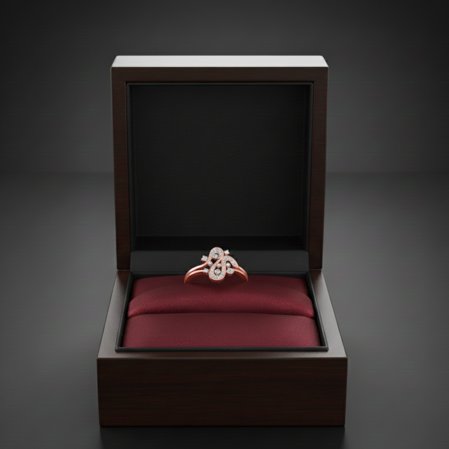 Diamond Velvet Bloom Ring