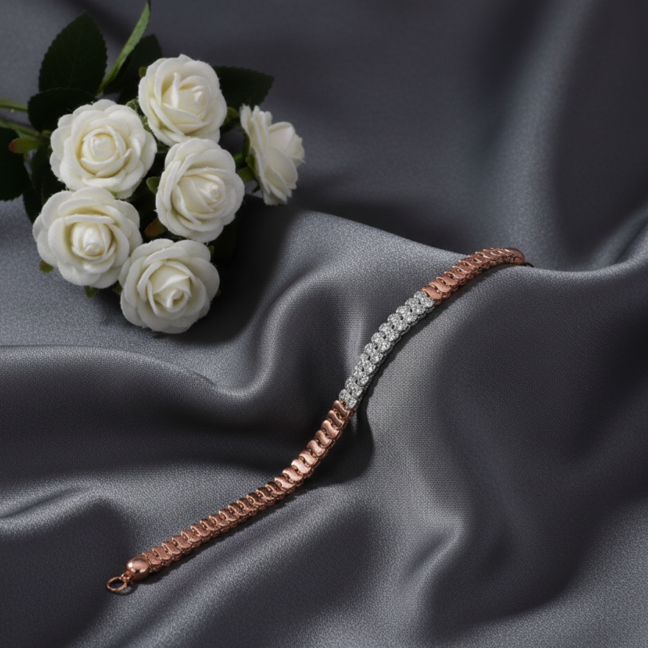 Nova Crest Diamond Chain Bracelet