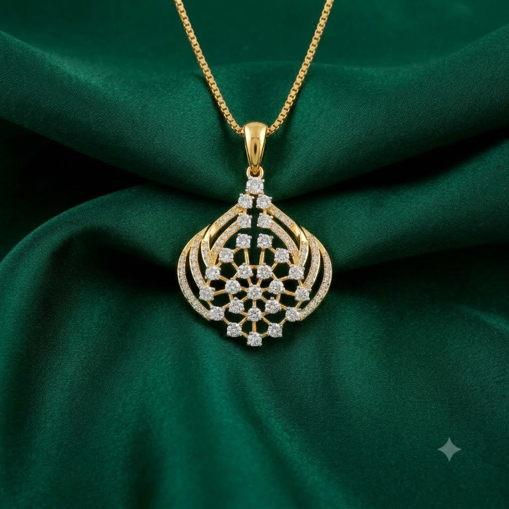 Diamond Bloom Radiance Pendant