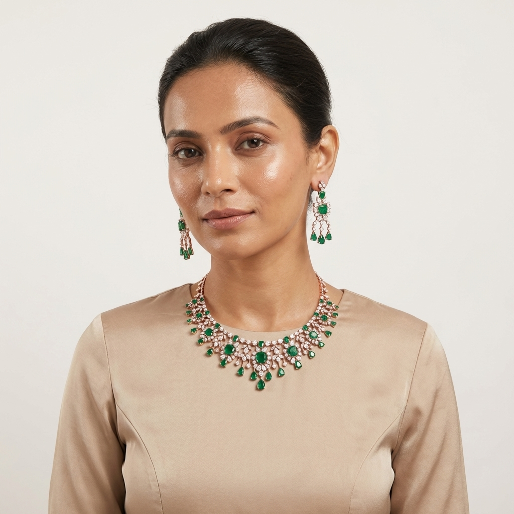 Exclusive Bridal Diamond Jewellery Set - 4