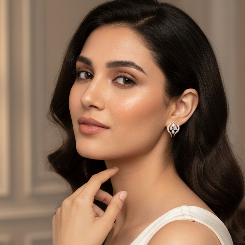 EverGlow Diamond Pendant Earrings