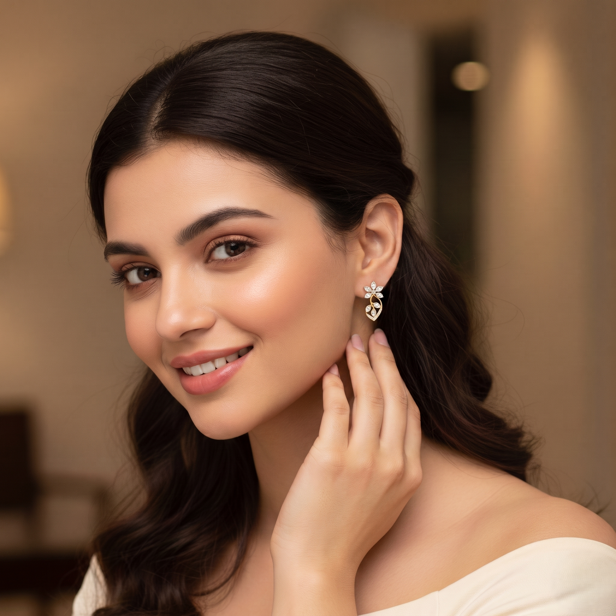 Elegant Diamond Stud Earrings for Contemporary Look - 3