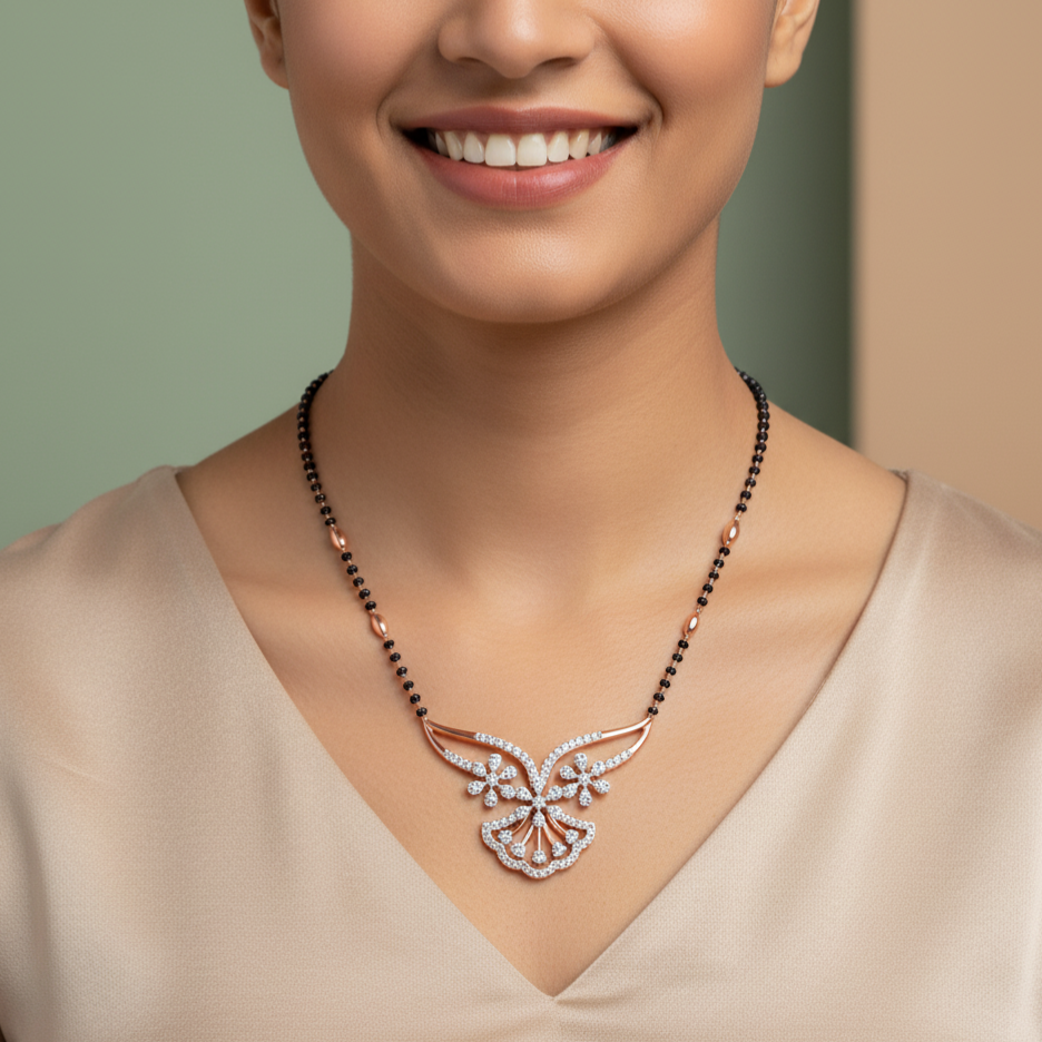 Charming Gold Diamond Tanmaniya for Women