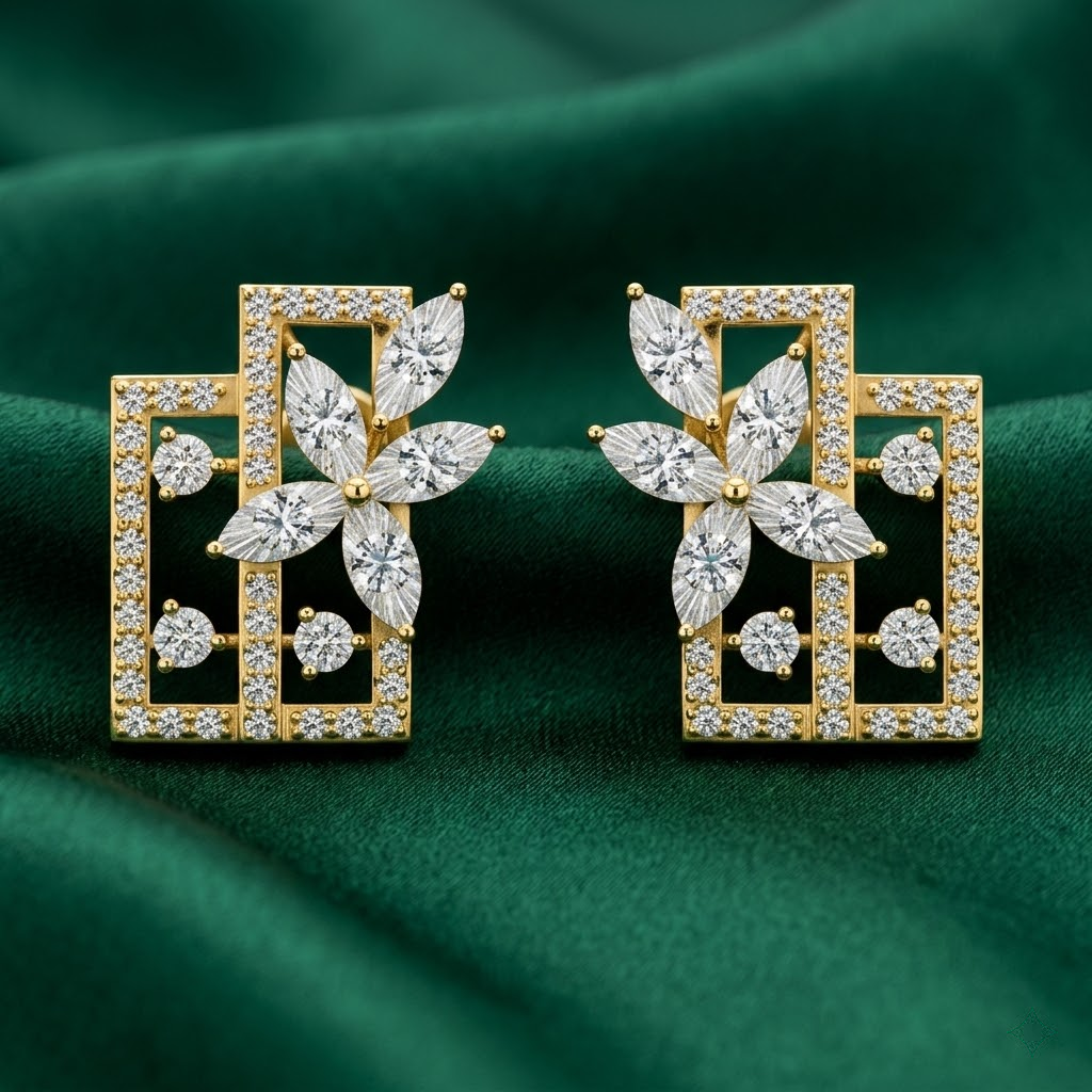 Everglow Diamond Earrings - 4