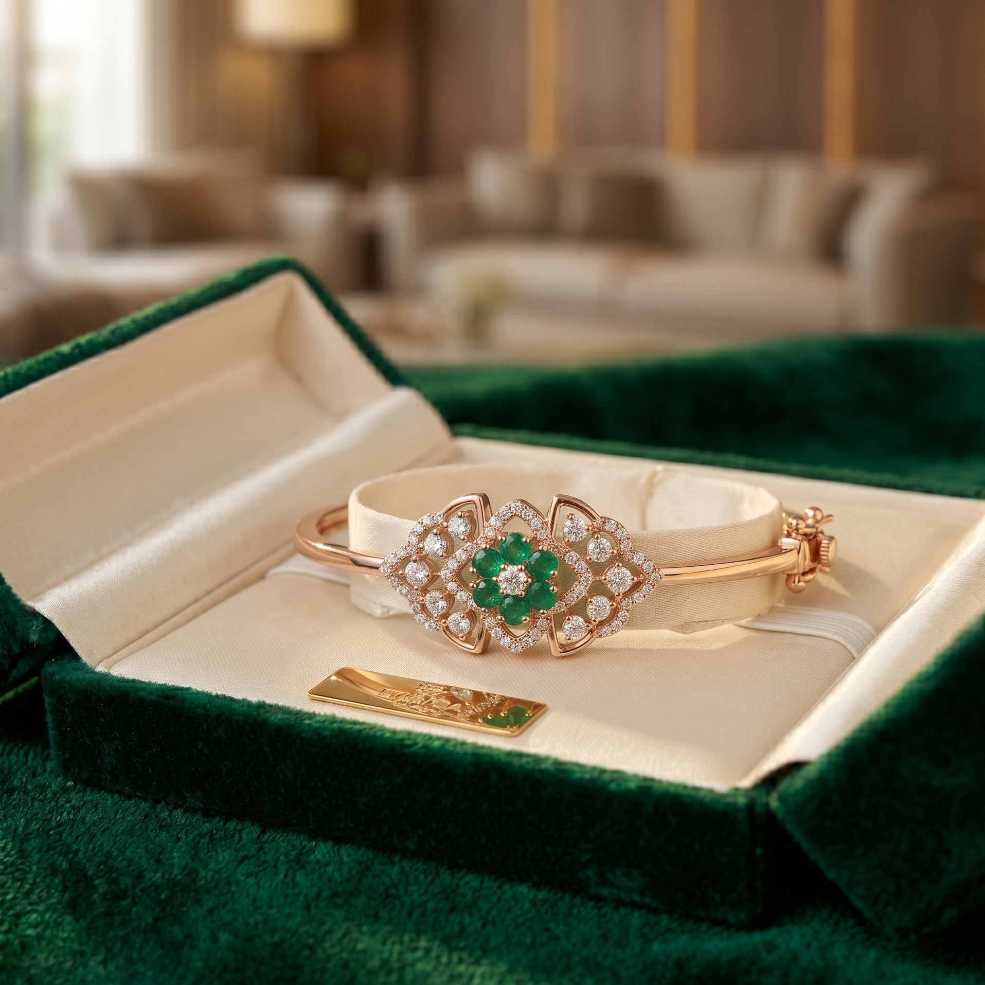 Diamond Fine Link Bracelet