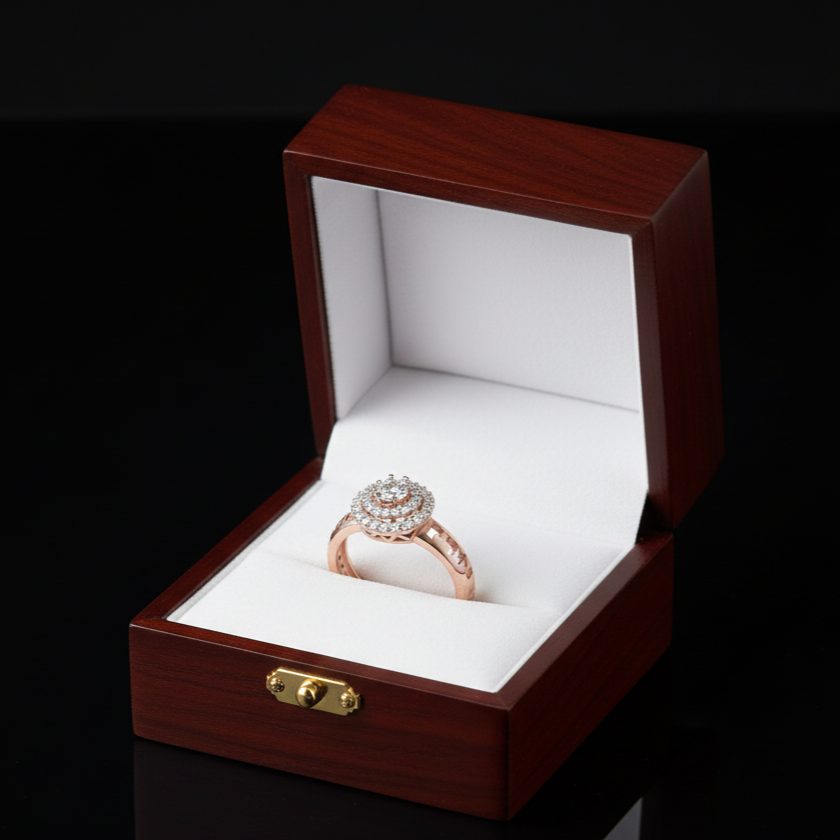 GraceBloom Luxe Diamond Ring