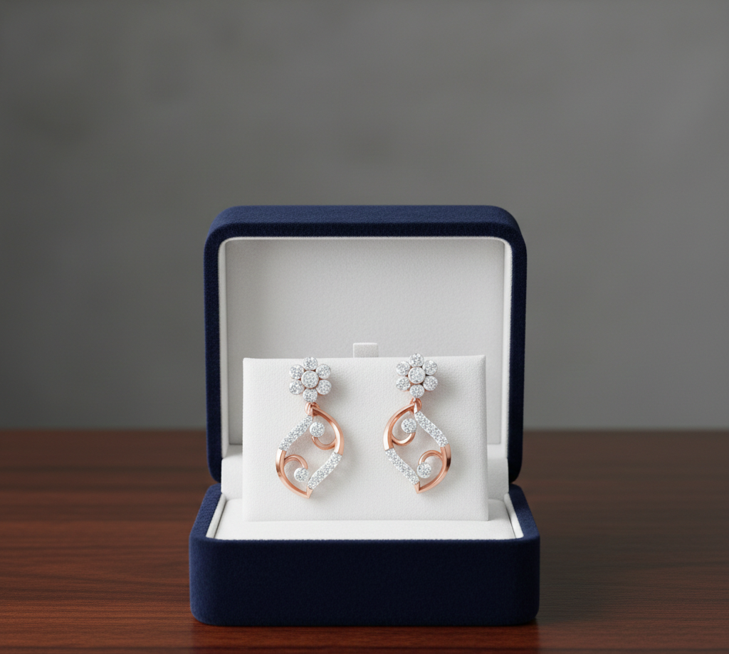 Lunaria Spark Diamond Dangles