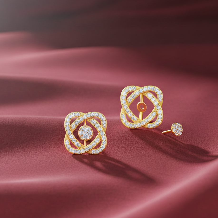 Elegant Diamond Stud Earrings with Timeless Appeal