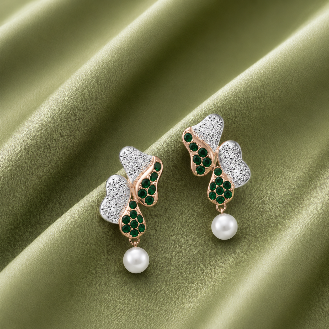 Longline Diamond Dangler Earrings