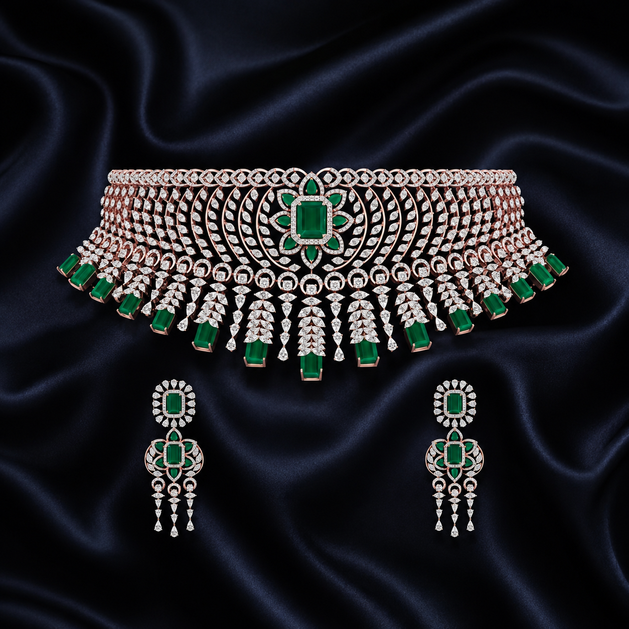 Sophisticated Shine Wedding Diamond Set