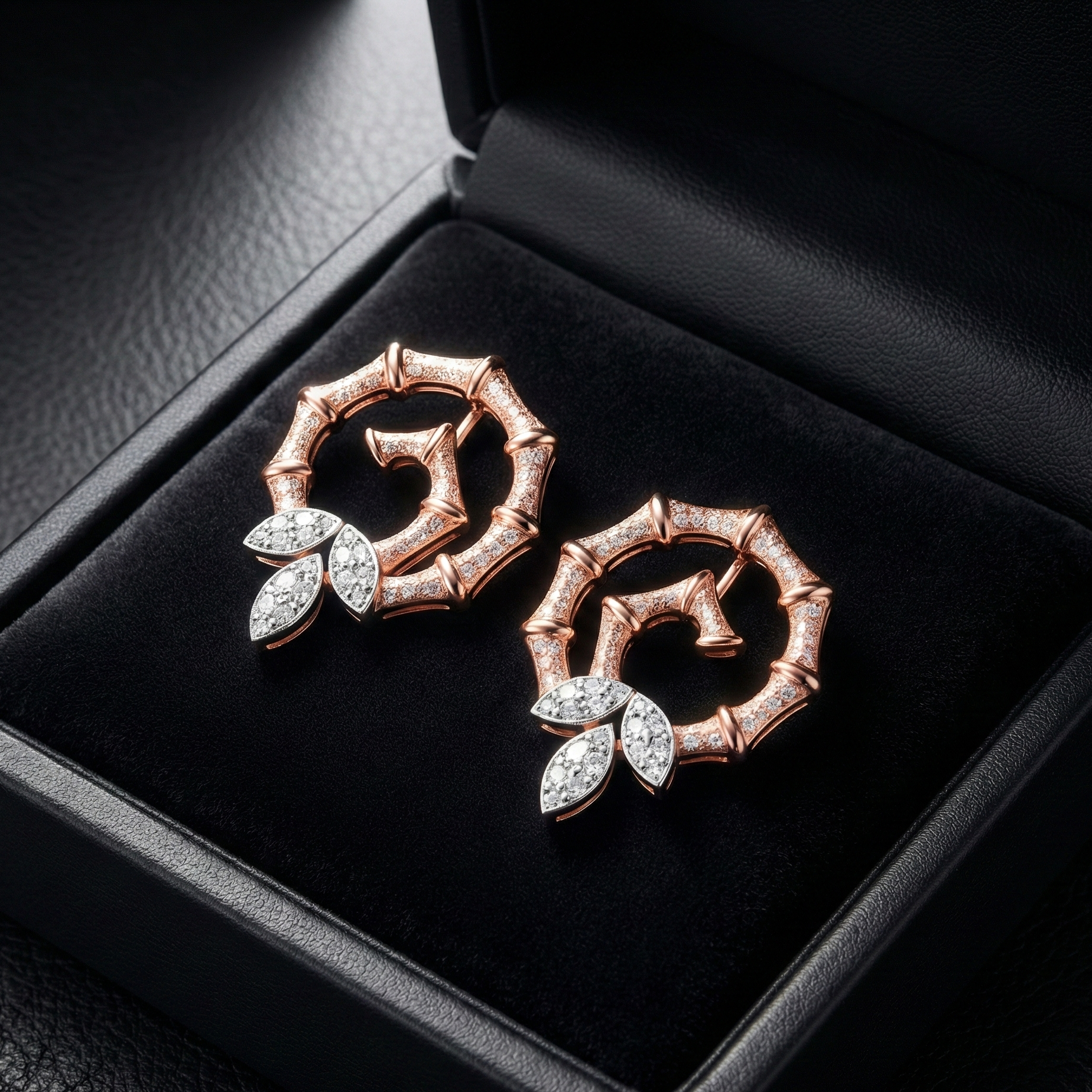 Diamond Serenade Pendant Earrings