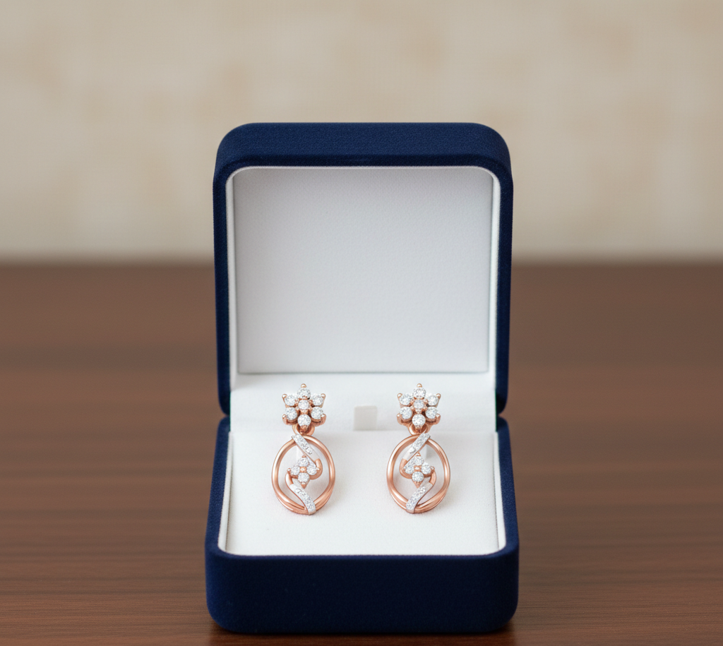 Althea Luxe Diamond Dangler Earrings