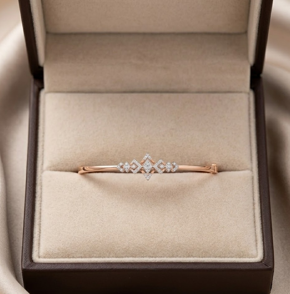 Diamond Emerald Cut Bracelet