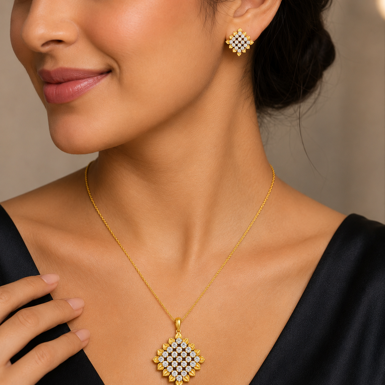 Dreamvine Diamond Pendant - 3