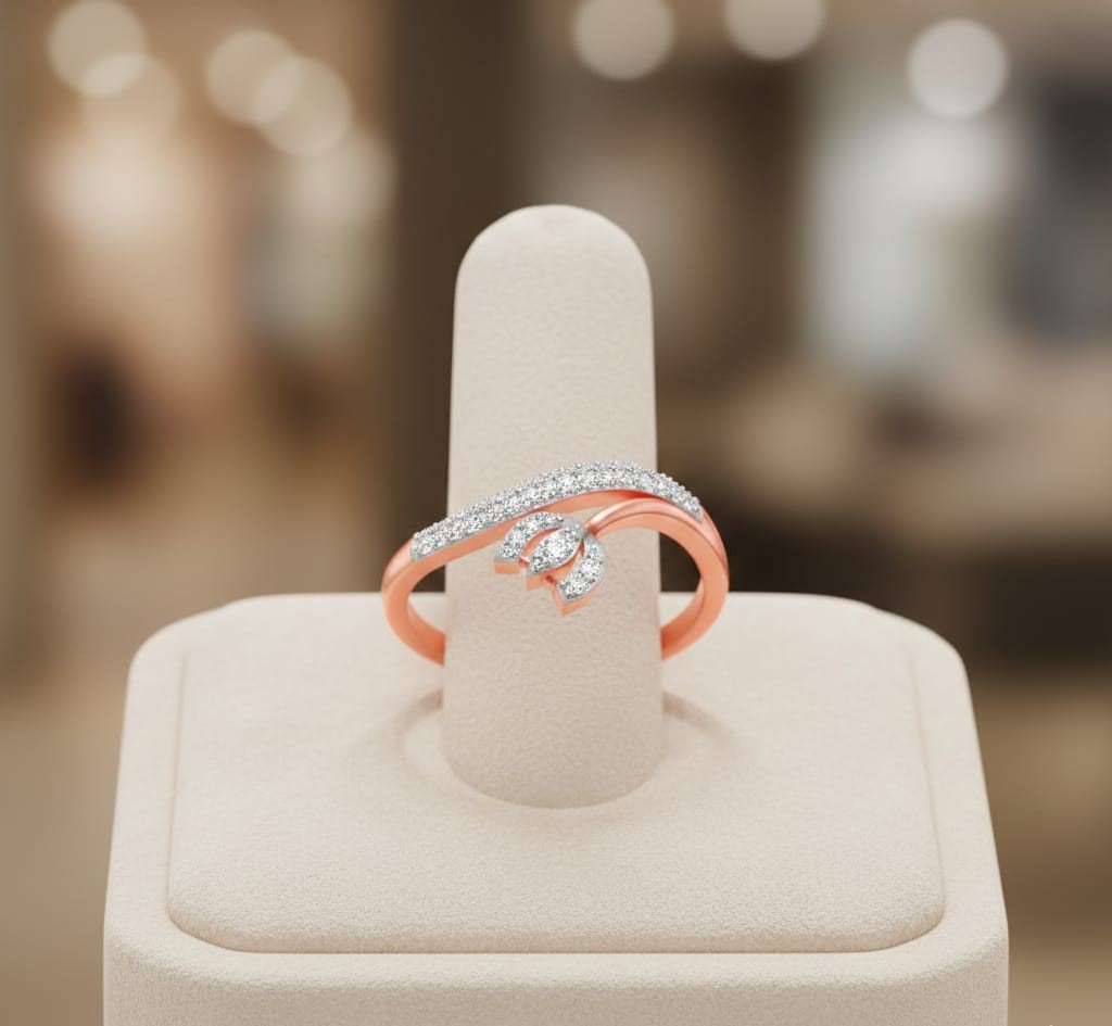 Radiant Ivy Diamond Ring